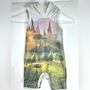 Harry Potter Baby 100% Cotton Onesie with Hoodie 12M